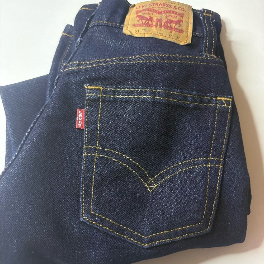 Levi's Kids 511 slim fit Blue Jeans 14Reg 27x27